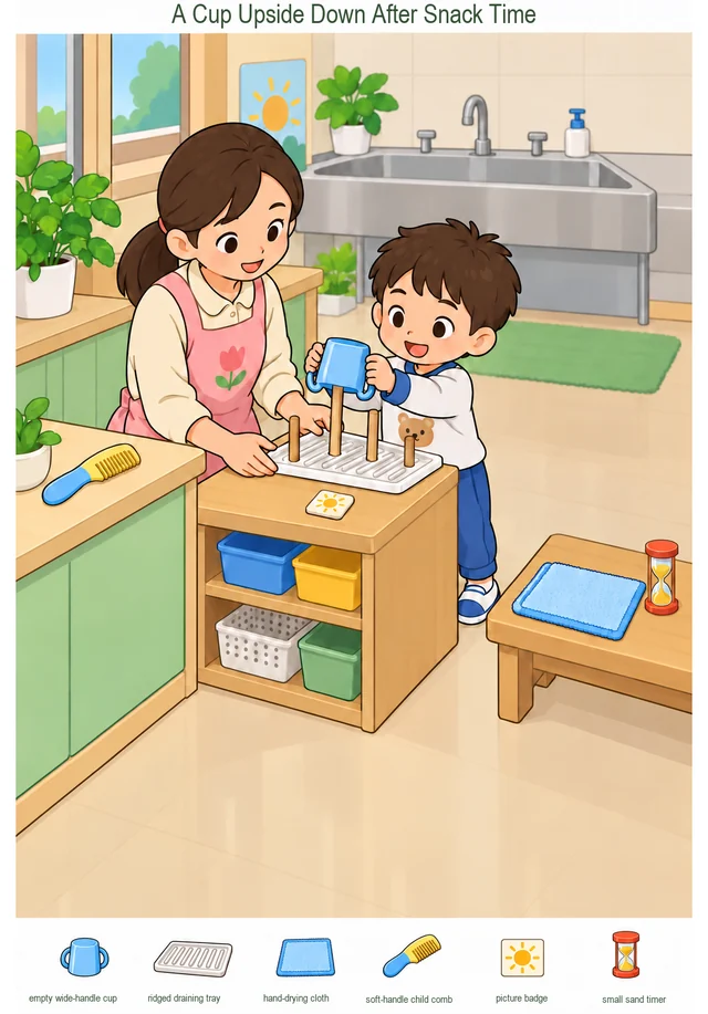A Cup Upside Down After Snack Time hidden picture preview