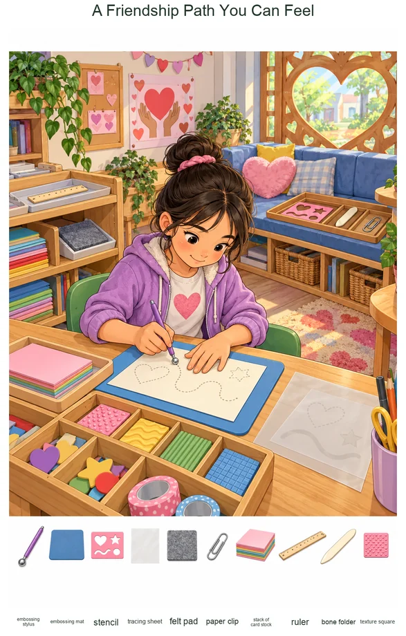 A Friendship Path You Can Feel colorful hidden picture puzzle preview