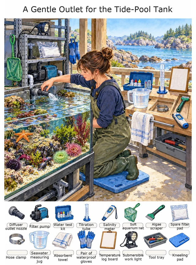 A Gentle Outlet for the Tide-Pool Tank colorful hidden picture puzzle preview