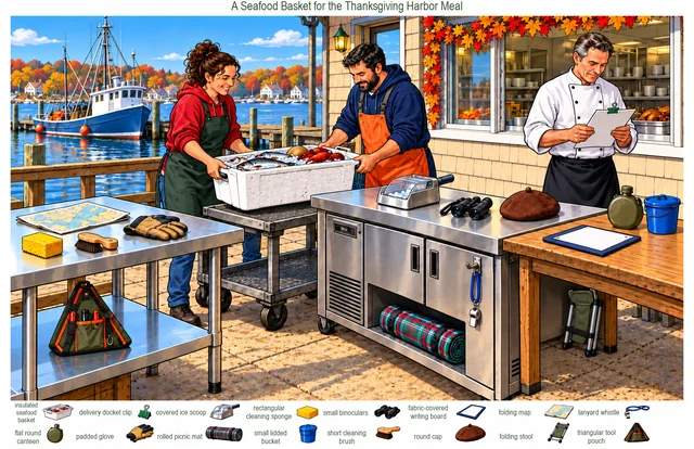 A Seafood Basket for the Thanksgiving Harbor Meal colorful hidden picture puzzle preview