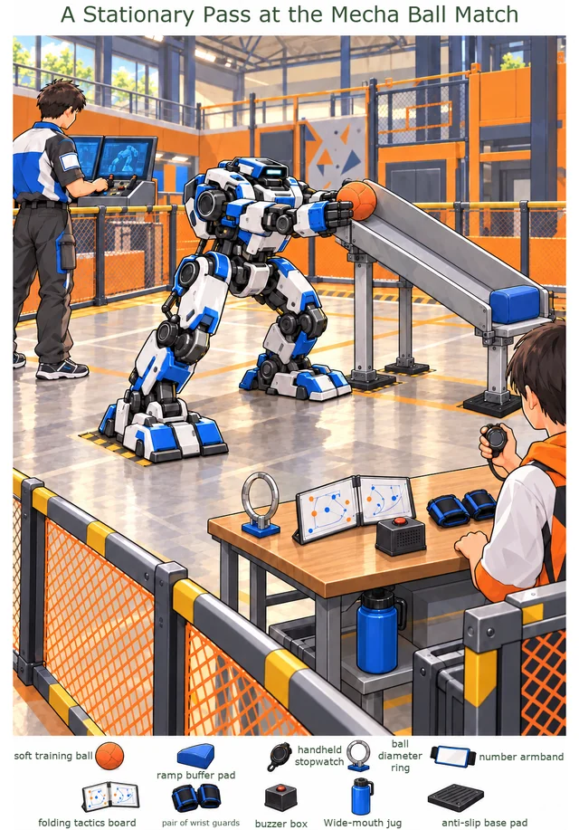 A Stationary Pass at the Mecha Ball Match colorful hidden picture puzzle preview