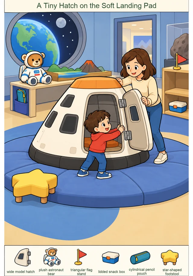 A Tiny Hatch on the Soft Landing Pad hidden picture preview