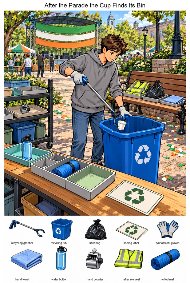 After the Parade the Cup Finds Its Bin colorful hidden picture puzzle preview