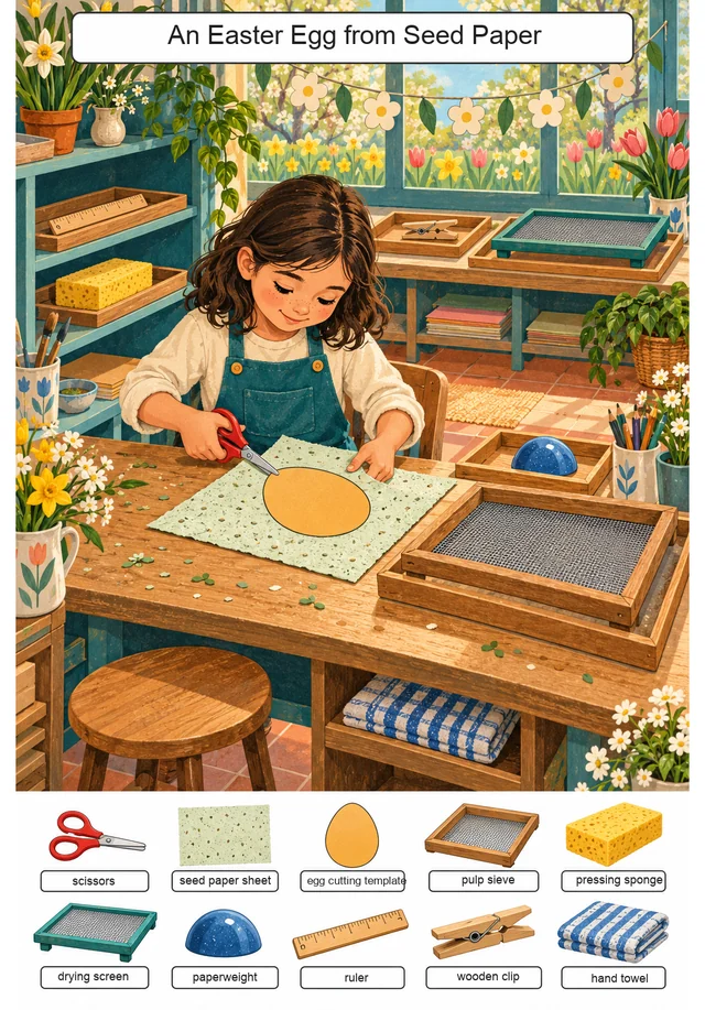 An Easter Egg from Seed Paper colorful hidden picture puzzle preview