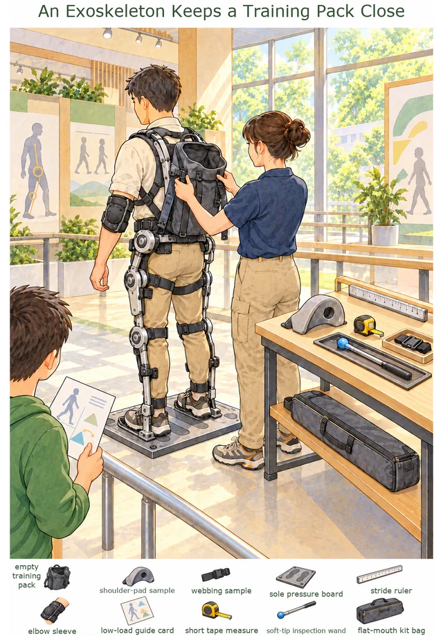 An Exoskeleton Keeps a Training Pack Close colorful hidden picture puzzle preview
