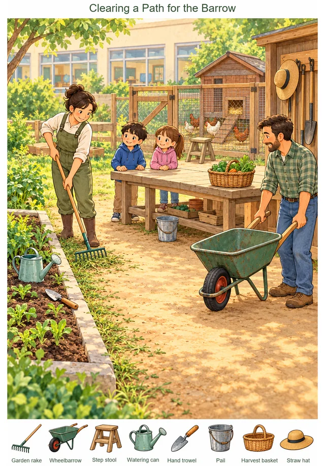 Clearing a Path for the Barrow colorful hidden picture puzzle preview