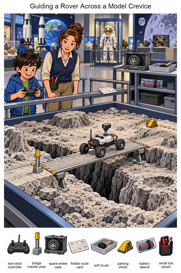 Guiding a Rover Across a Model Crevice colorful hidden picture puzzle preview