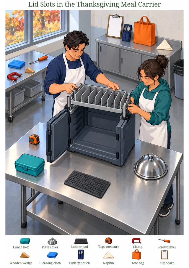 Lid Slots in the Thanksgiving Meal Carrier colorful hidden picture puzzle preview