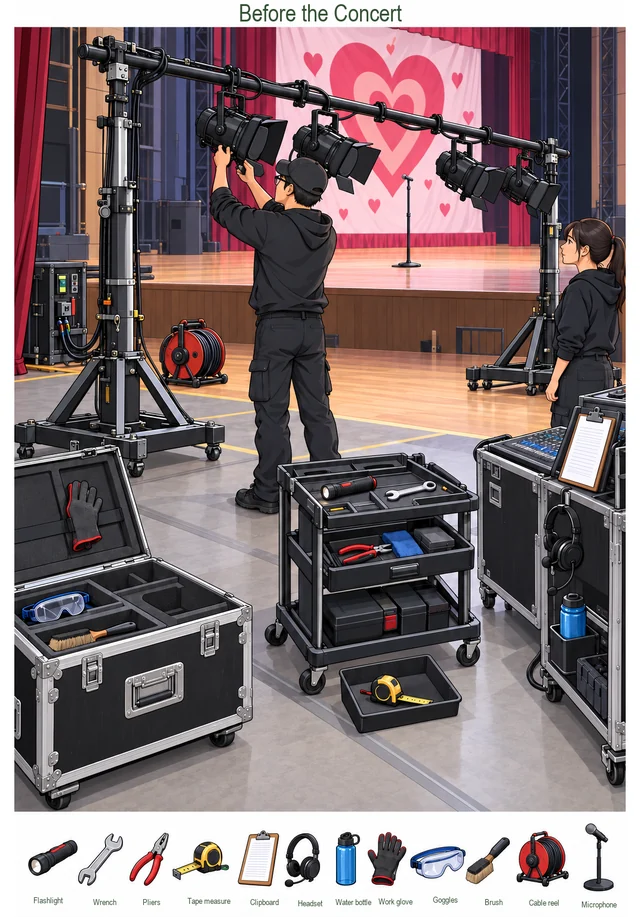Lights for the Valentine Concert hidden picture preview