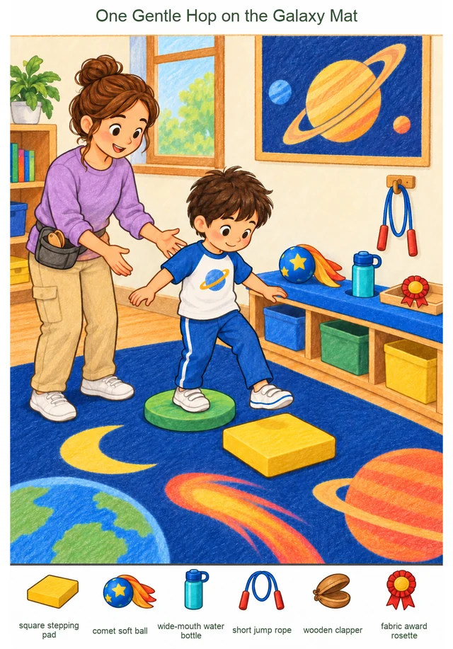 One Gentle Hop on the Galaxy Mat hidden picture preview