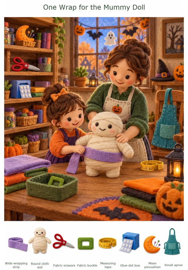 One Wrap for the Mummy Doll colorful hidden picture puzzle preview