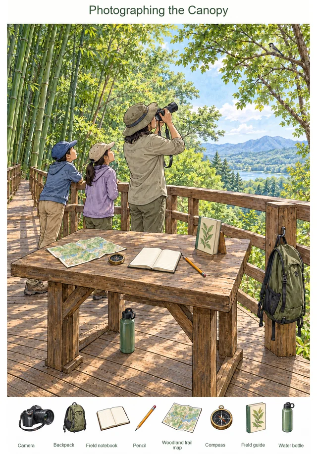 Photographing the Canopy colorful hidden picture puzzle preview
