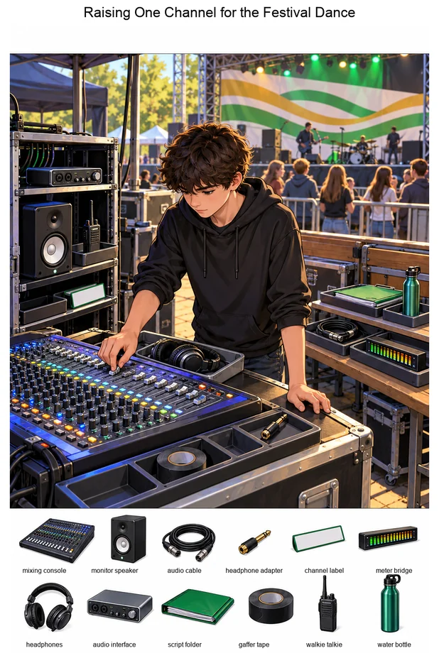 Raising One Channel for the Festival Dance colorful hidden picture puzzle preview