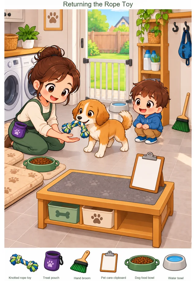 Returning the Rope Toy colorful hidden picture puzzle preview