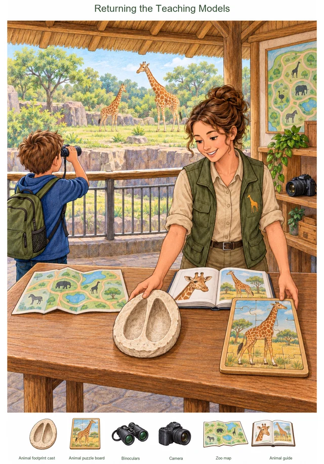 Returning the Teaching Models colorful hidden picture puzzle preview