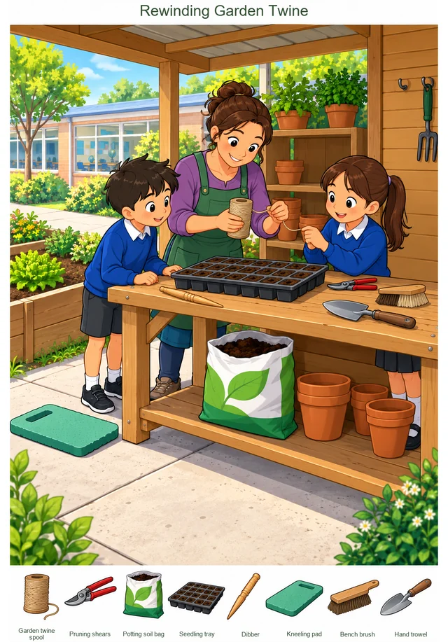 Rewinding Garden Twine colorful hidden picture puzzle preview