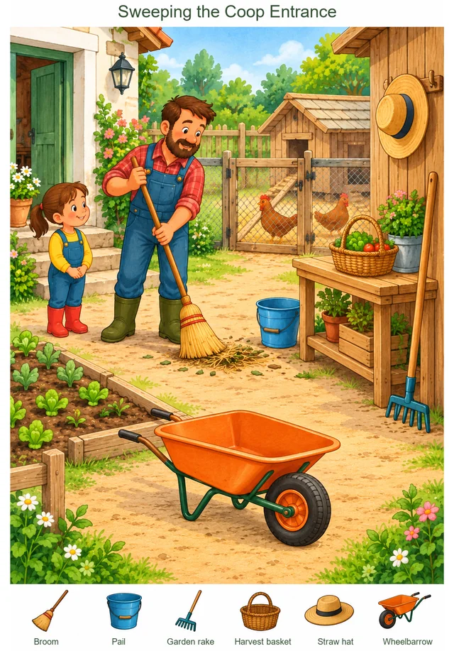 Sweeping the Coop Entrance hidden picture preview