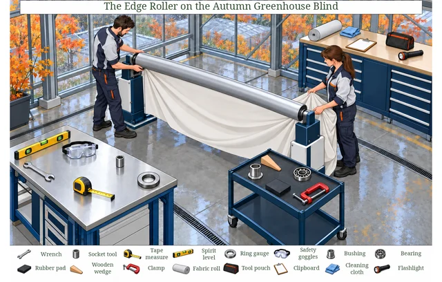 The Edge Roller on the Autumn Greenhouse Blind colorful hidden picture puzzle preview