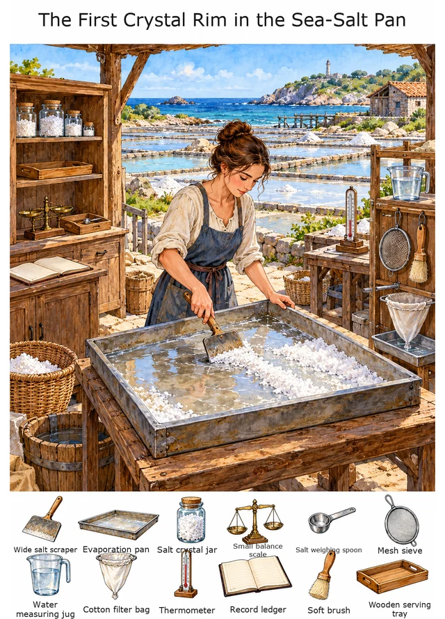 The First Crystal Rim in the Sea-Salt Pan colorful hidden picture puzzle preview