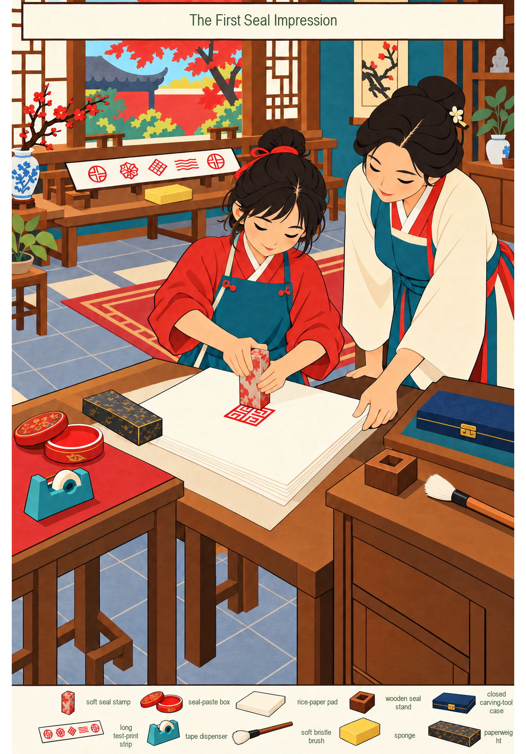 The First Seal Impression – full-color hidden picture puzzle with 10 objects to find