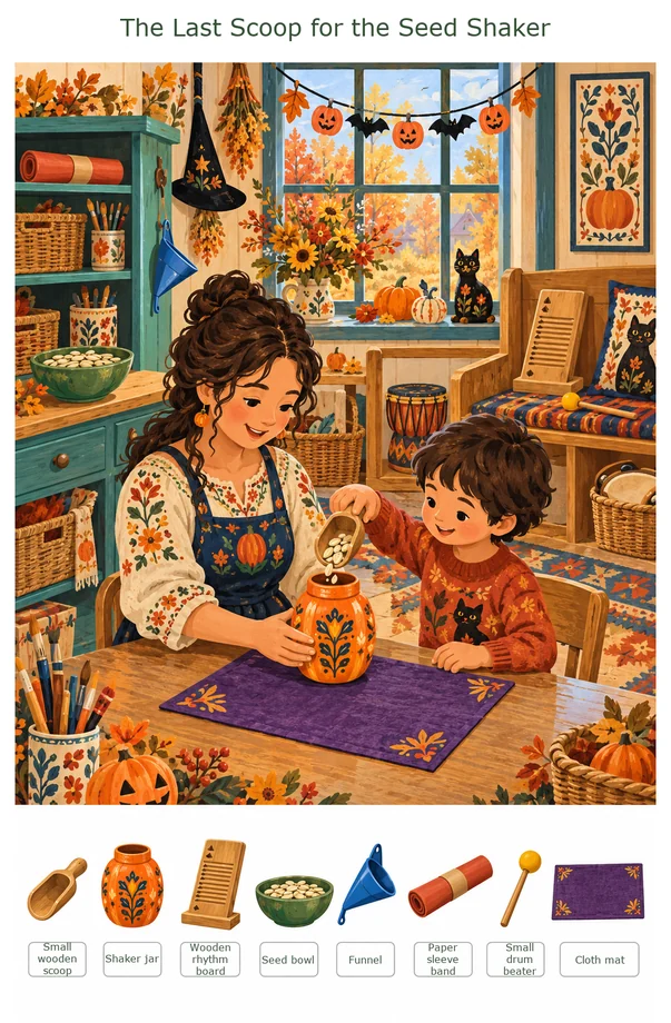 The Last Scoop for the Seed Shaker colorful hidden picture puzzle preview