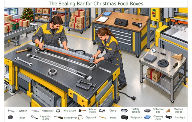 The Sealing Bar for Christmas Food Boxes colorful hidden picture puzzle preview