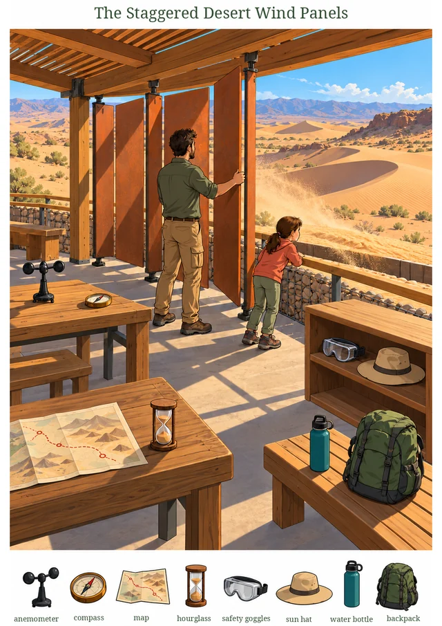The Staggered Desert Wind Panels colorful hidden picture puzzle preview