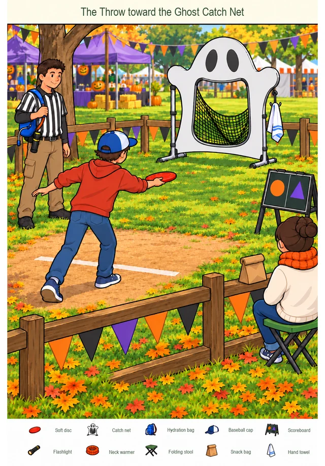 The Throw toward the Ghost Catch Net colorful hidden picture puzzle preview