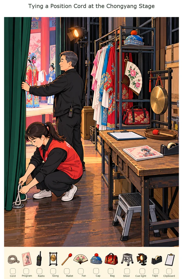 Tying a Position Cord at the Chongyang Stage colorful hidden picture puzzle preview