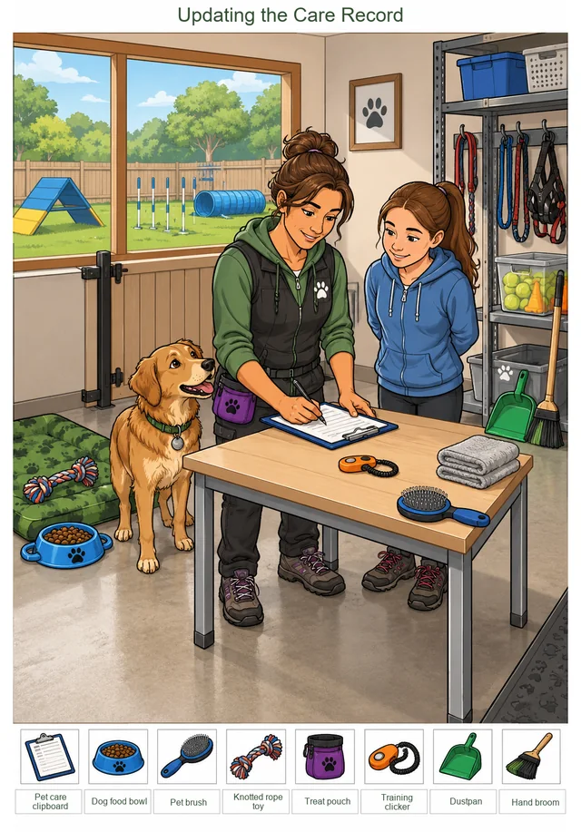 Updating the Care Record colorful hidden picture puzzle preview